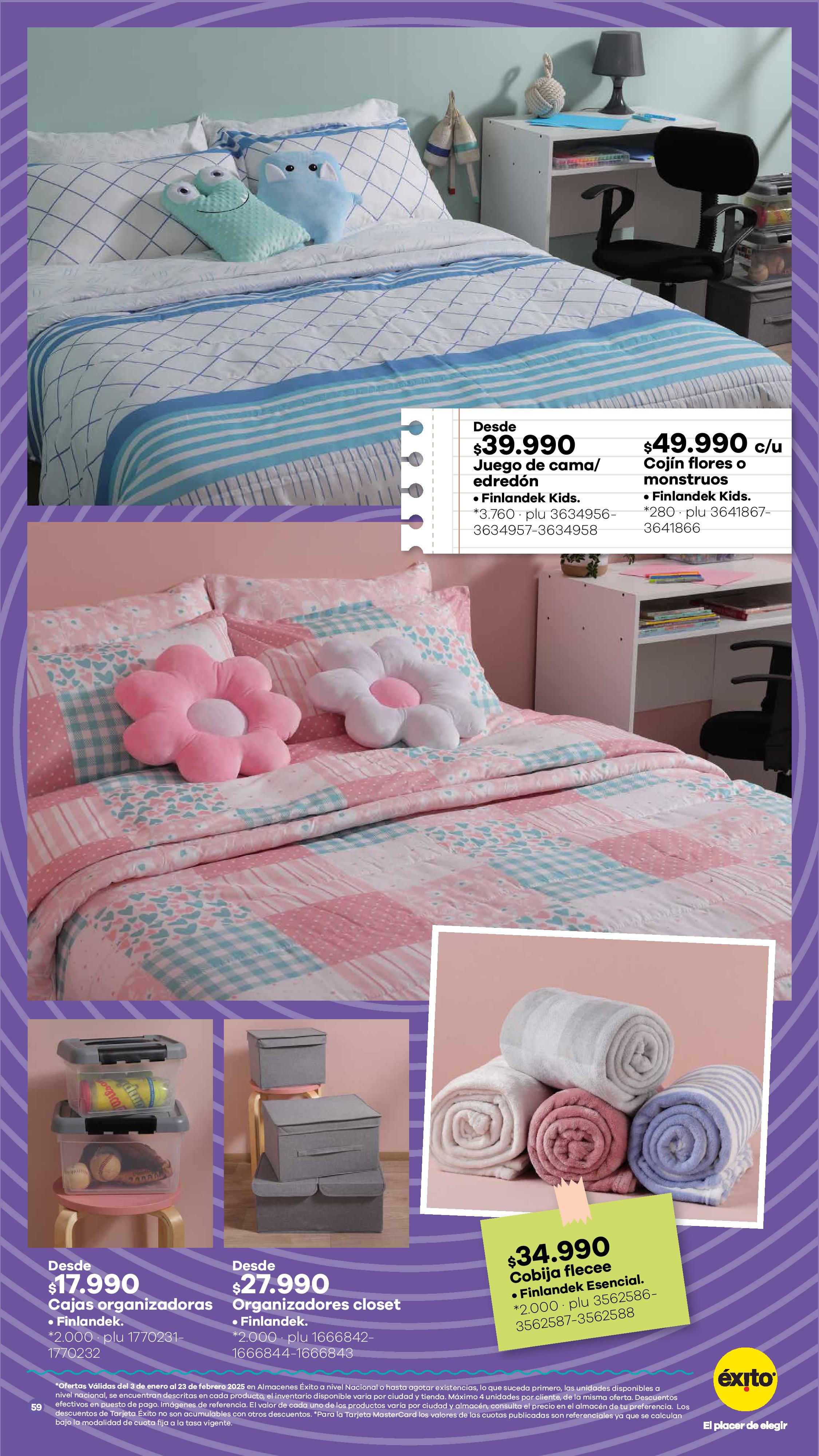 Éxito Colombia Offers from 3 January to 23 February 2025 SCHOOL SEASON Deals