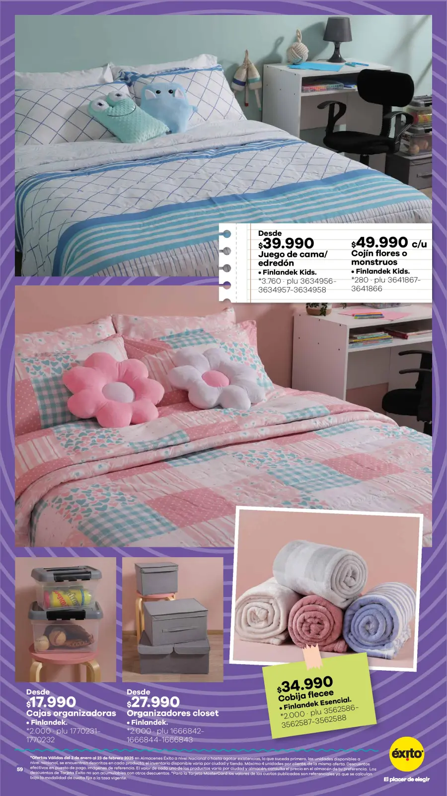 Page 59 dans Offres de la saison scolaire chez Éxito Colombie