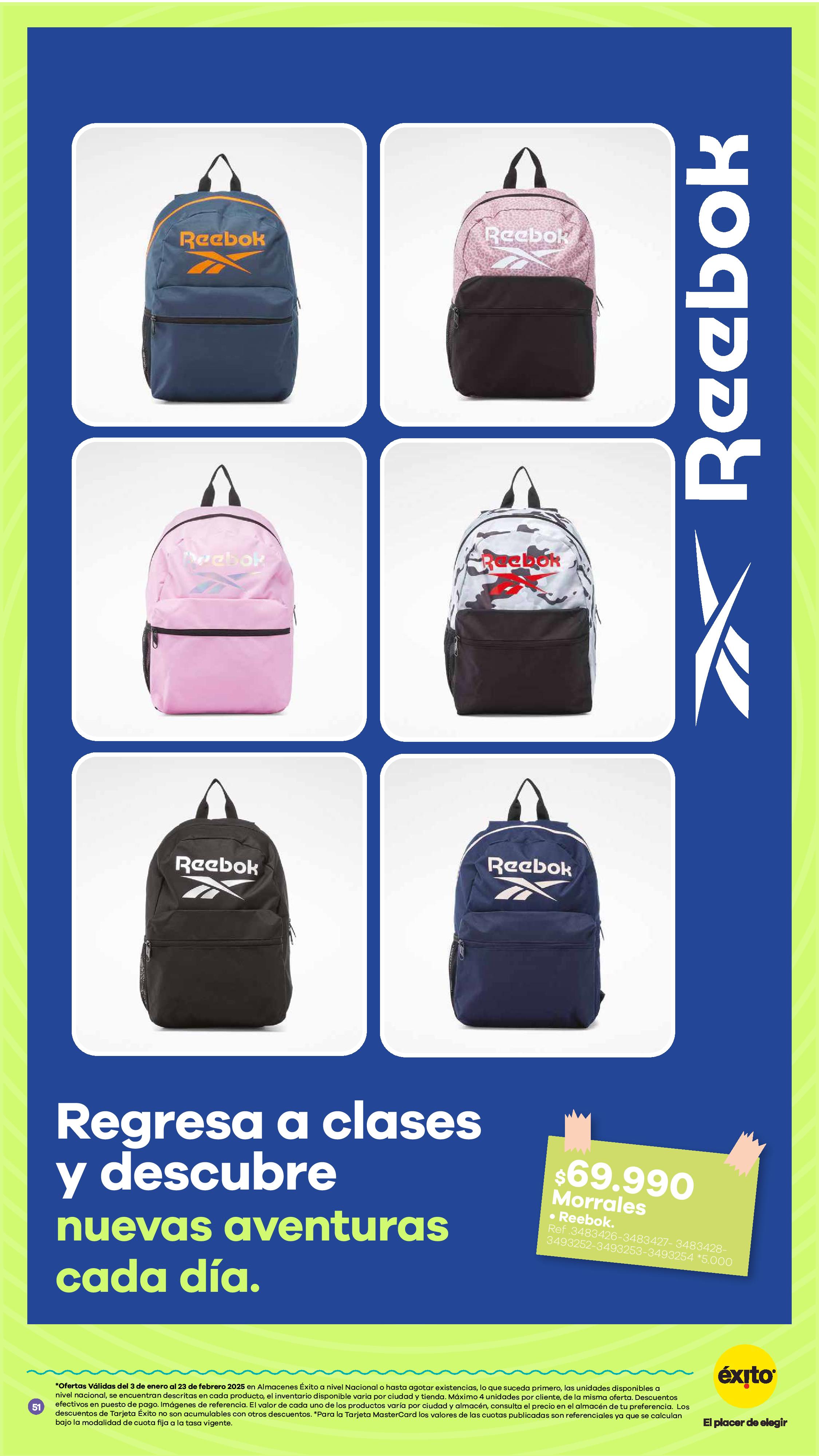 Éxito Colombia Offers from 3 January to 23 February 2025 SCHOOL SEASON Deals