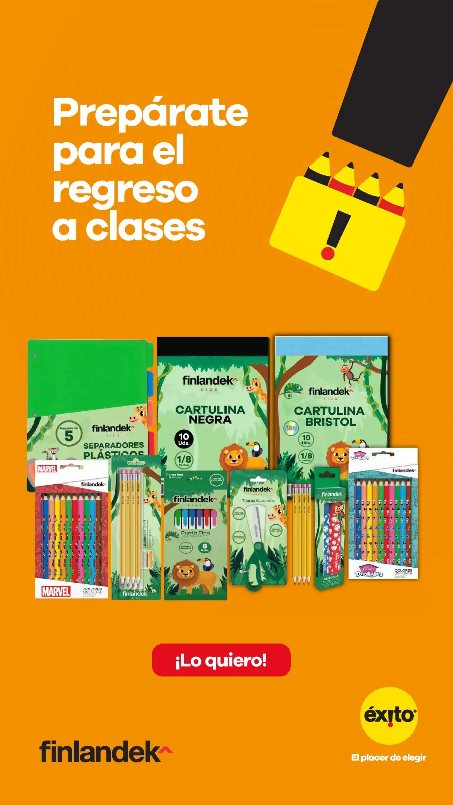 Page 2 dans Offres de la saison scolaire chez Éxito Colombie