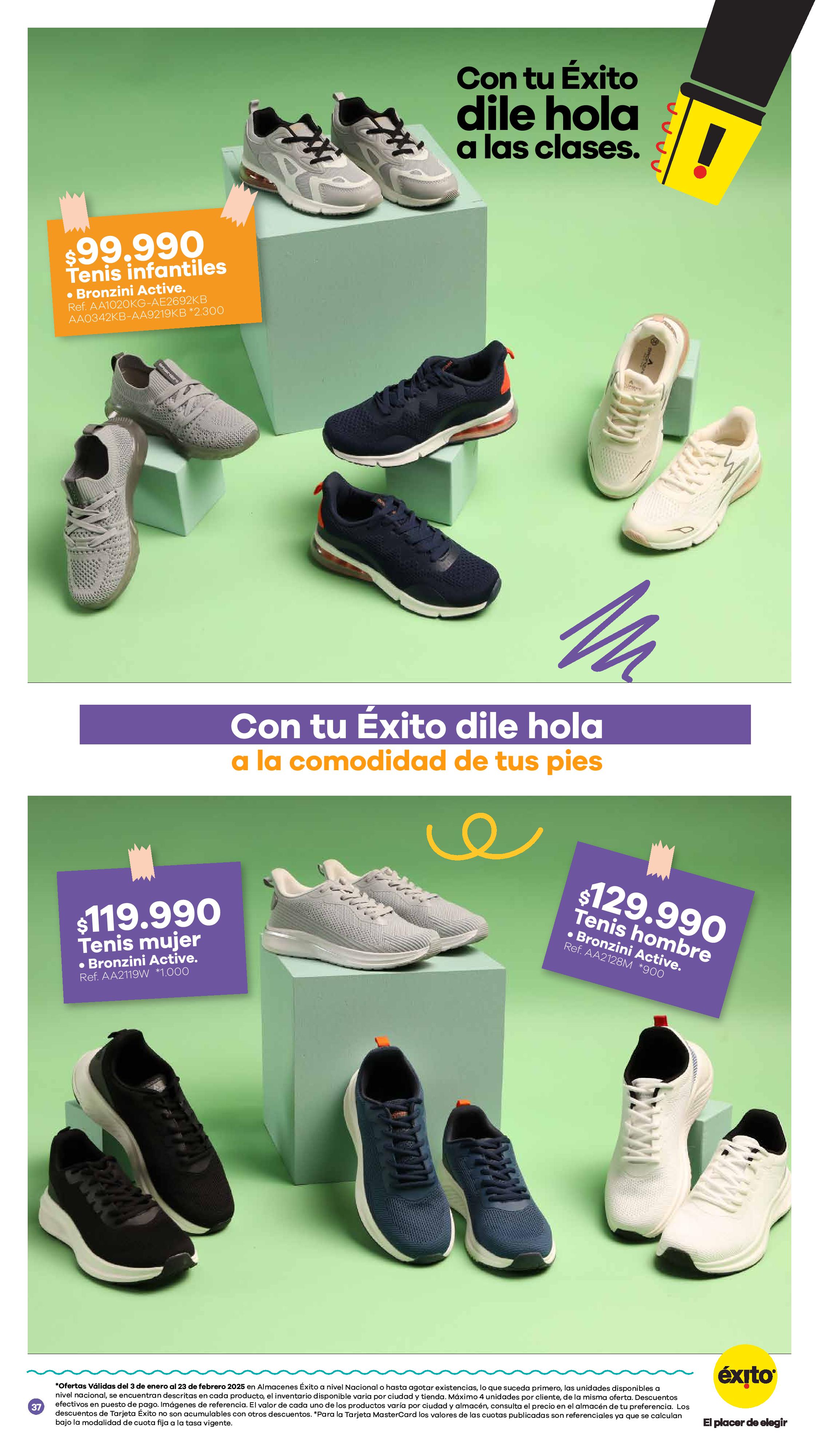 Éxito Colombia Offers from 3 January to 23 February 2025 SCHOOL SEASON Deals