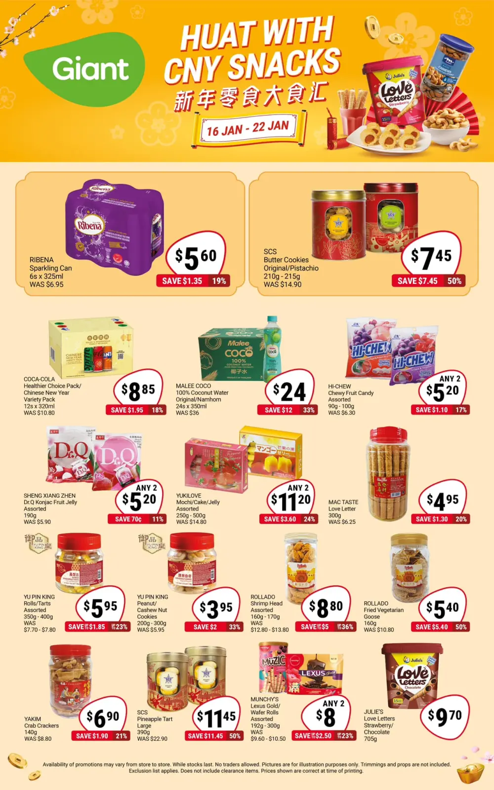 Page 1 dans Offres Huat chez Giant Singapour
