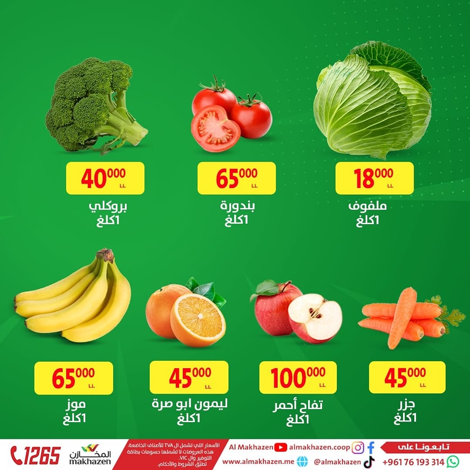 عروض المخازن لبنان الأحد 19 يناير 2025 عروض اليوم الواحد