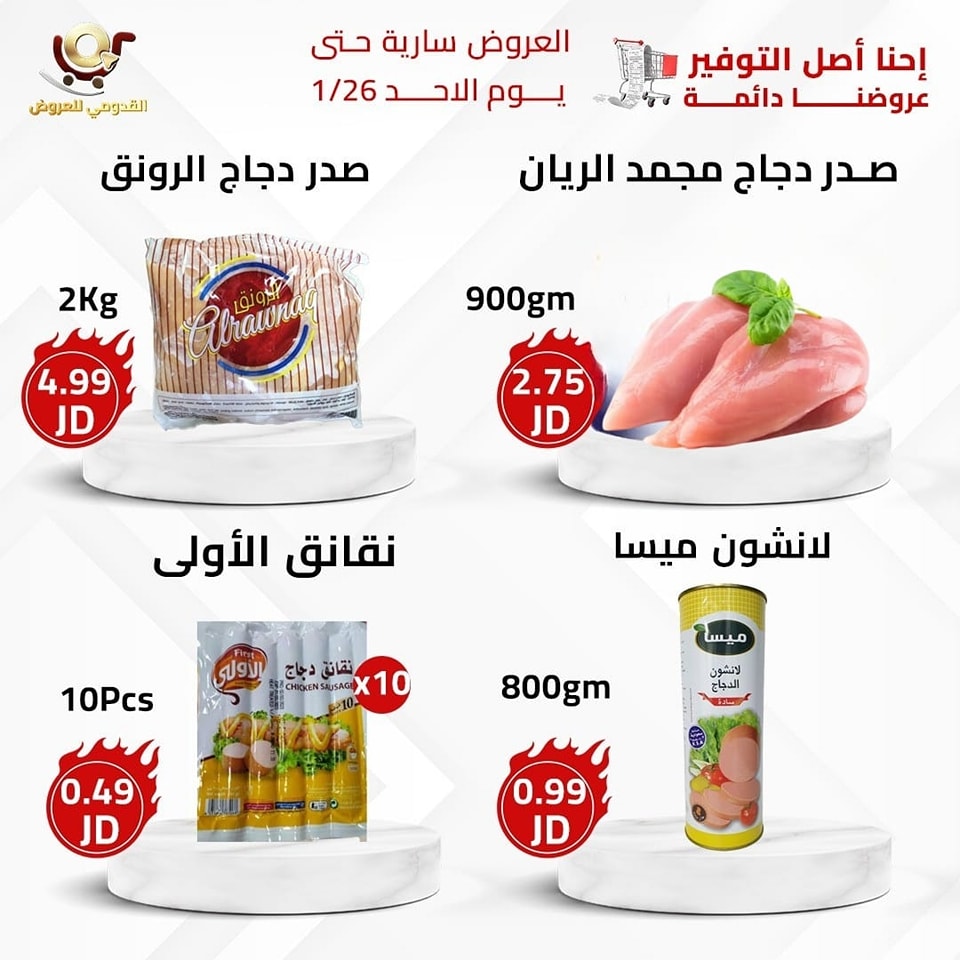 Qaddomii Stores Jordan Offers from 20 to 26 January 2025 Stronget offer