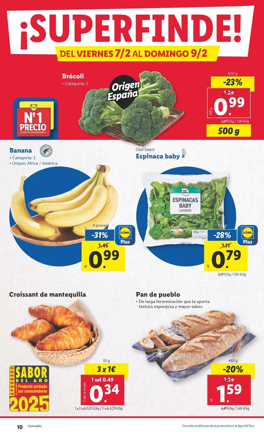 Ofertas de Lidl España de 3 a 9 febrero 2025 FOOD Ofertas