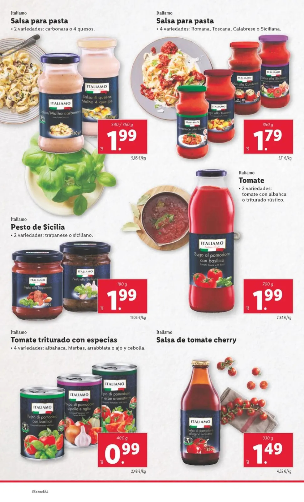 Page 22 dans Offres alimentaires chez Lidl Espagne