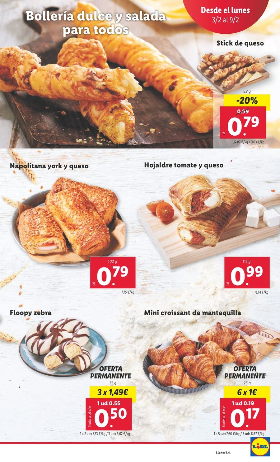 Ofertas de Lidl España de 3 a 9 febrero 2025 FOOD Ofertas
