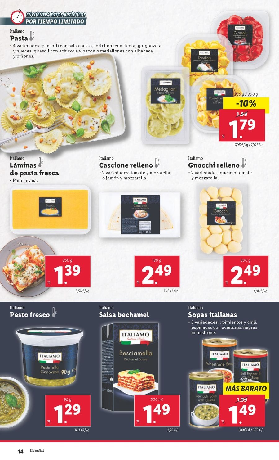 Ofertas de Lidl España de 3 a 9 febrero 2025 FOOD Ofertas