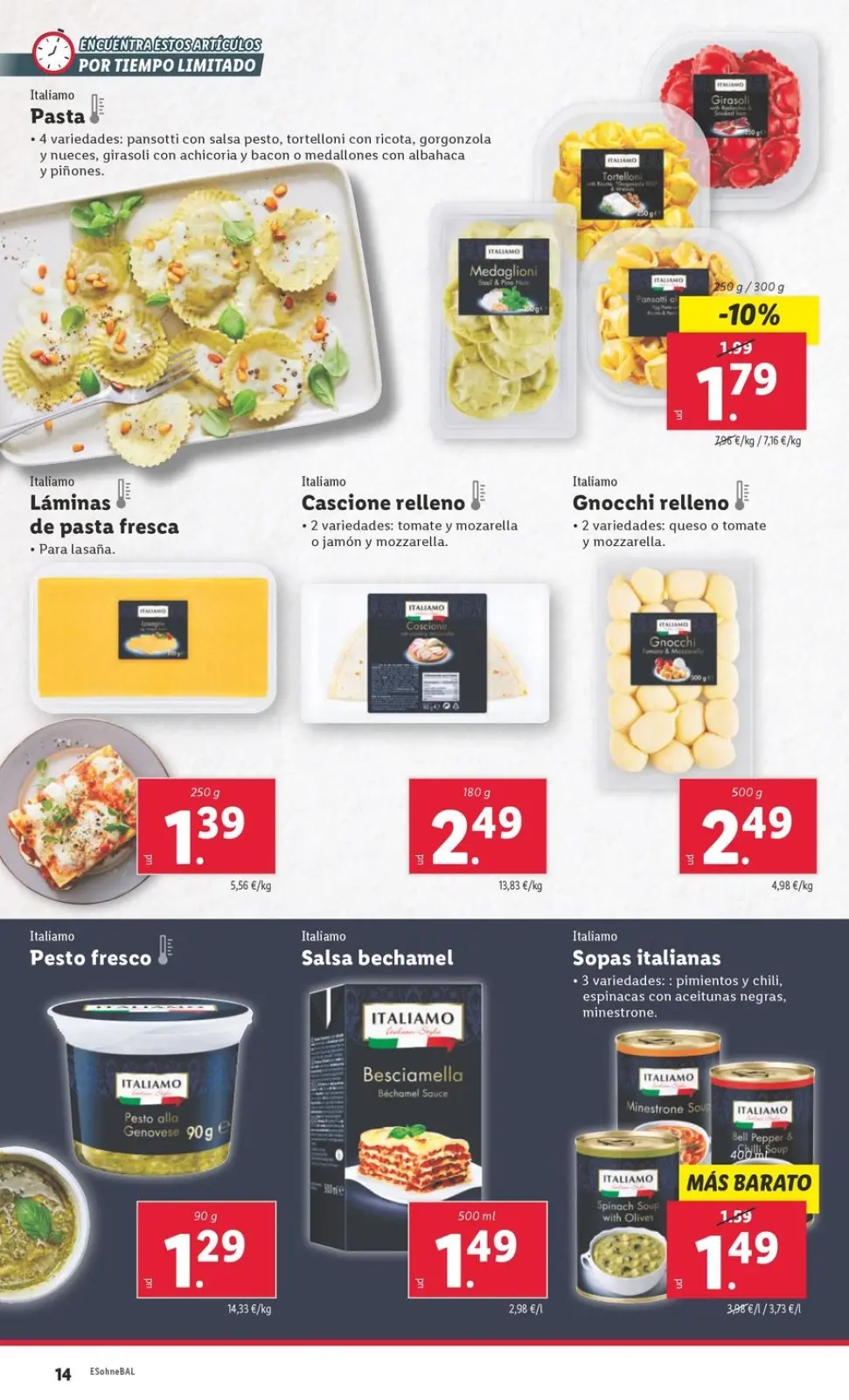 Page 20 dans Offres alimentaires chez Lidl Espagne