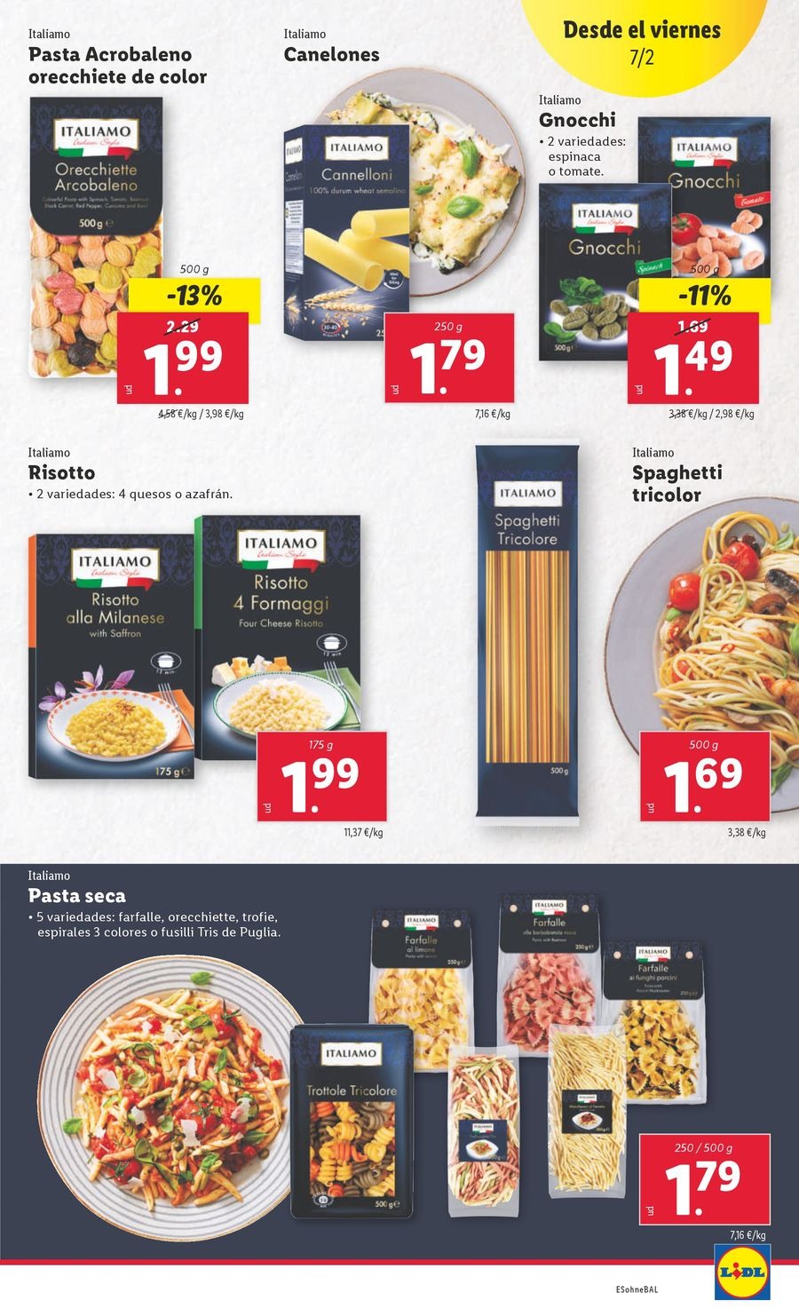 Ofertas de Lidl España de 3 a 9 febrero 2025 FOOD Ofertas