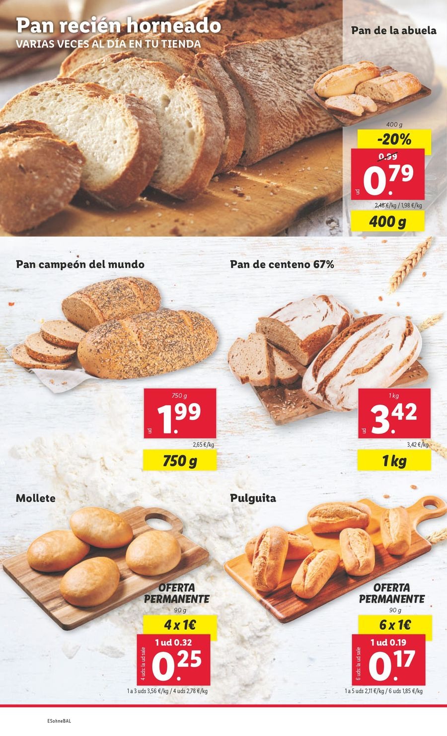 Ofertas de Lidl España de 3 a 9 febrero 2025 FOOD Ofertas
