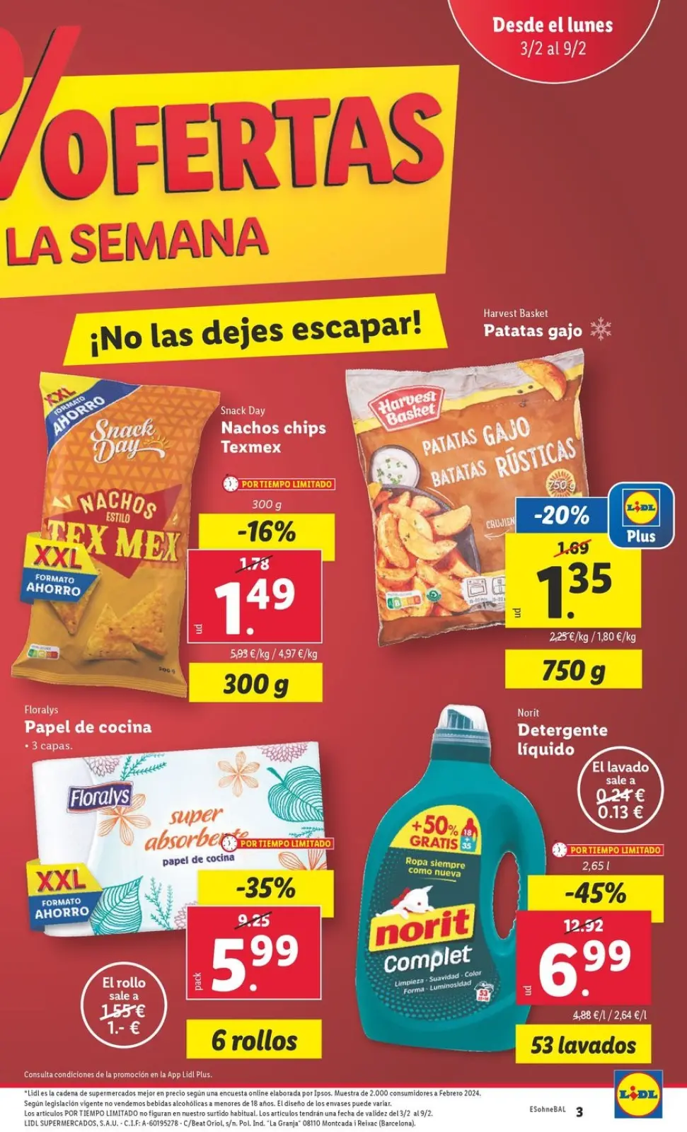 Page 5 dans Offres alimentaires chez Lidl Espagne