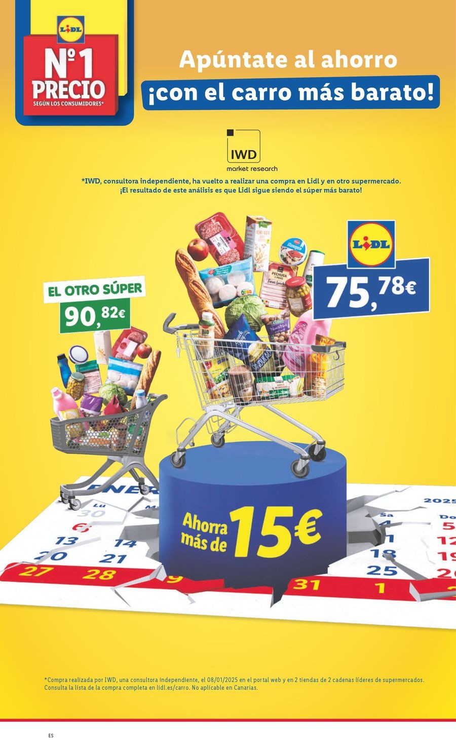 Ofertas de Lidl España de 3 a 9 febrero 2025 FOOD Ofertas