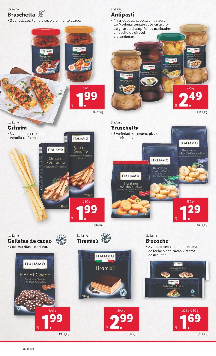 Ofertas de Lidl España de 3 a 9 febrero 2025 FOOD Ofertas