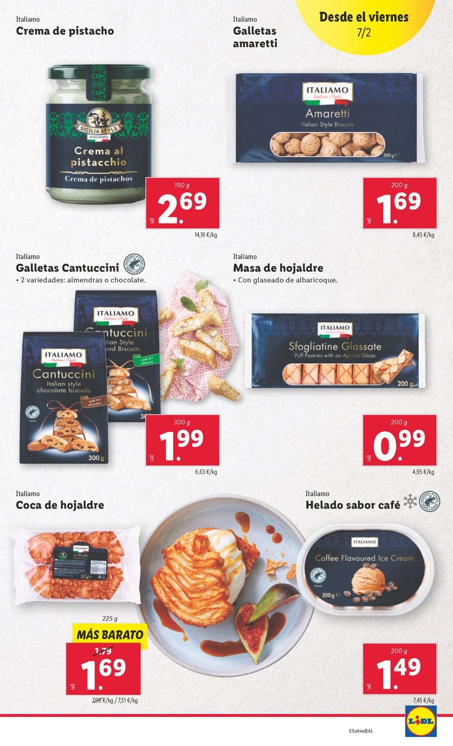 Ofertas de Lidl España de 3 a 9 febrero 2025 FOOD Ofertas