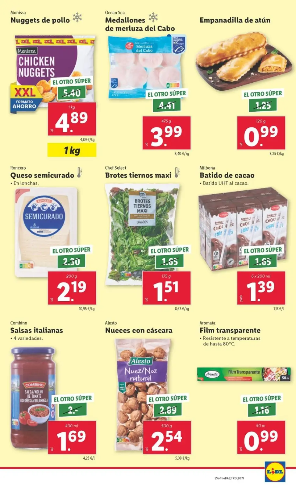 Page 3 dans Offres alimentaires chez Lidl Espagne