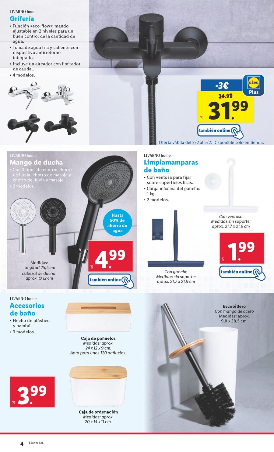 Ofertas de Lidl España de 3 a 9 febrero 2025 Ofertas de bazar