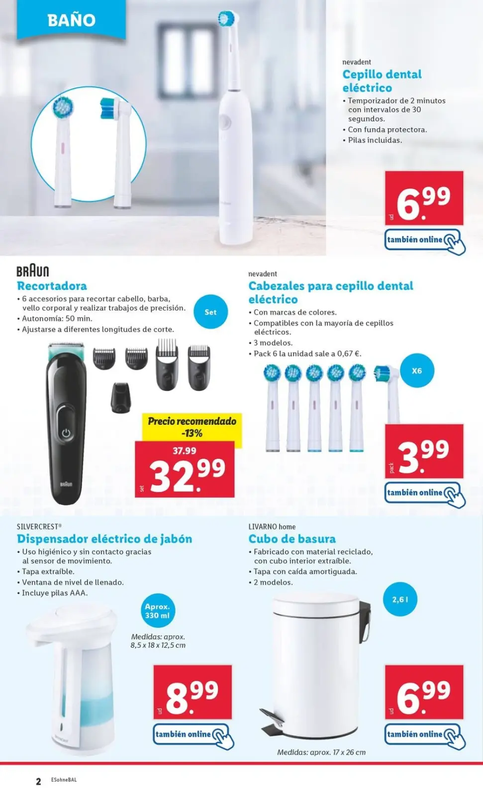 Page 2 dans Offres du bazar chez Lidl Espagne