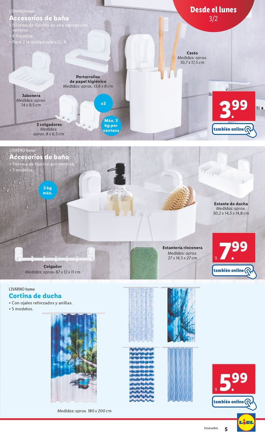 Ofertas de Lidl España de 3 a 9 febrero 2025 Ofertas de bazar