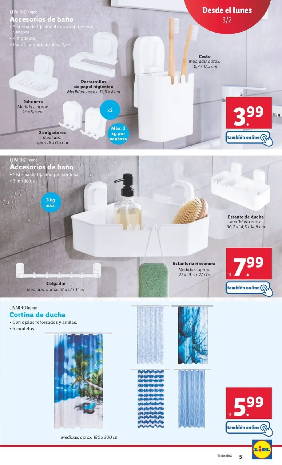 Page 5 dans Offres du bazar chez Lidl Espagne