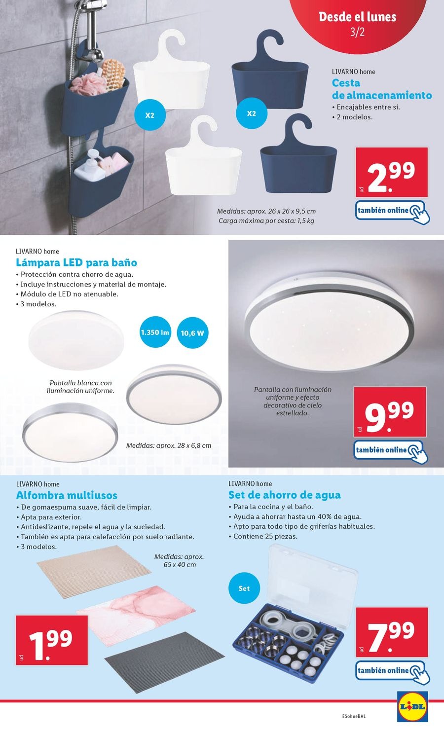 Ofertas de Lidl España de 3 a 9 febrero 2025 Ofertas de bazar