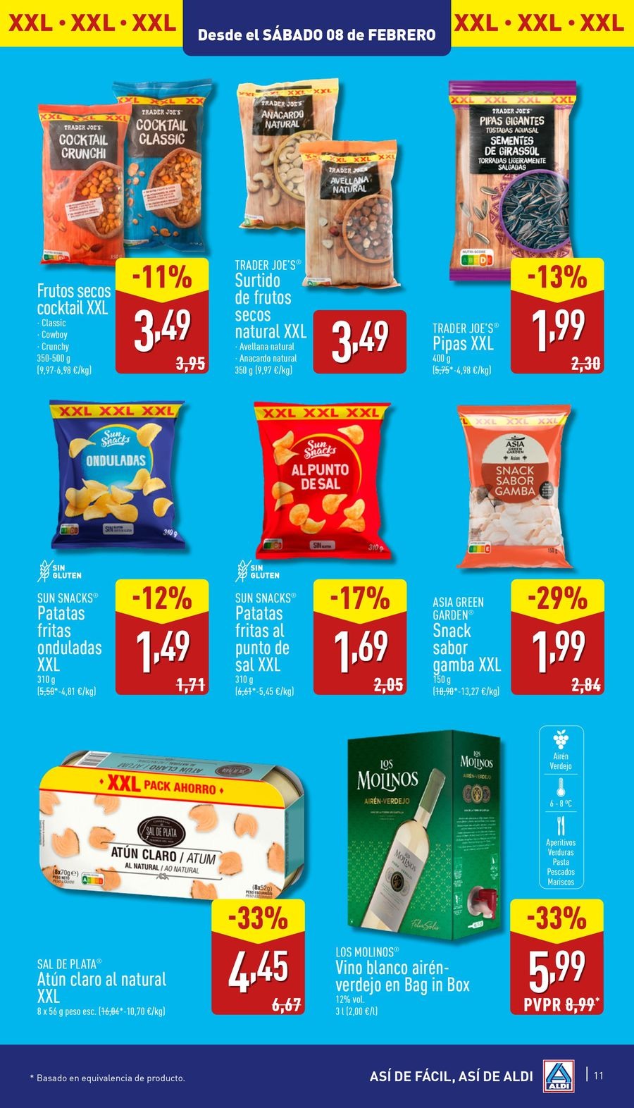Ofertas de ALDI España de 5 a 11 febrero 2025 ofertas semanales