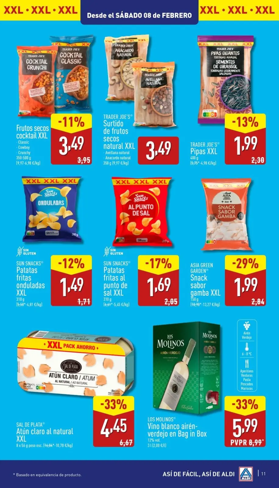 Página 11 en ofertas semanales en ALDI España