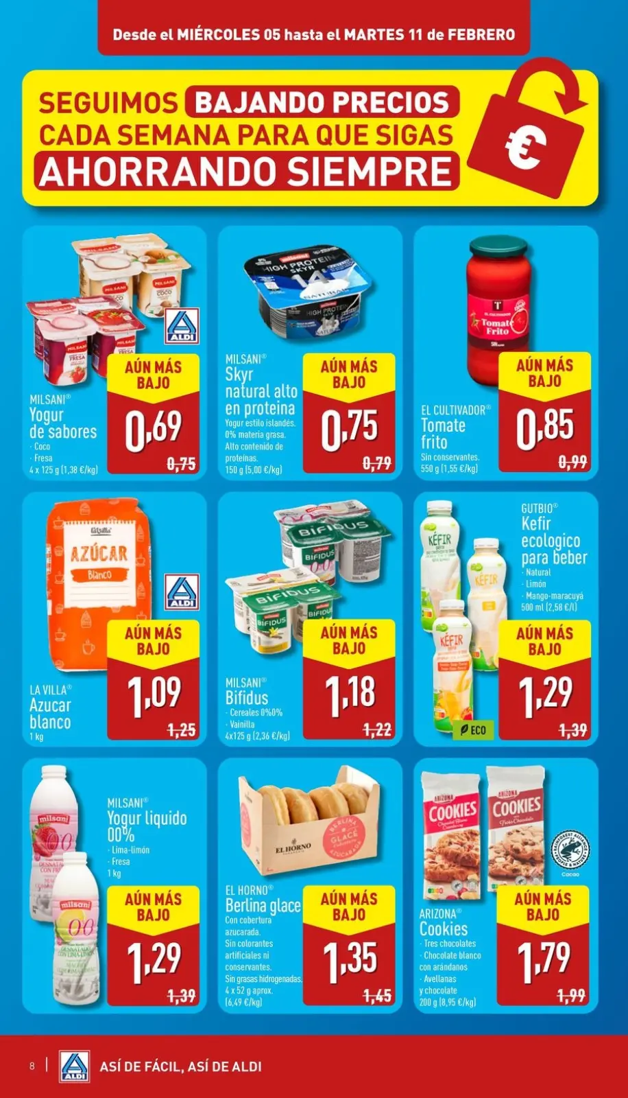 Página 8 en ofertas semanales en ALDI España