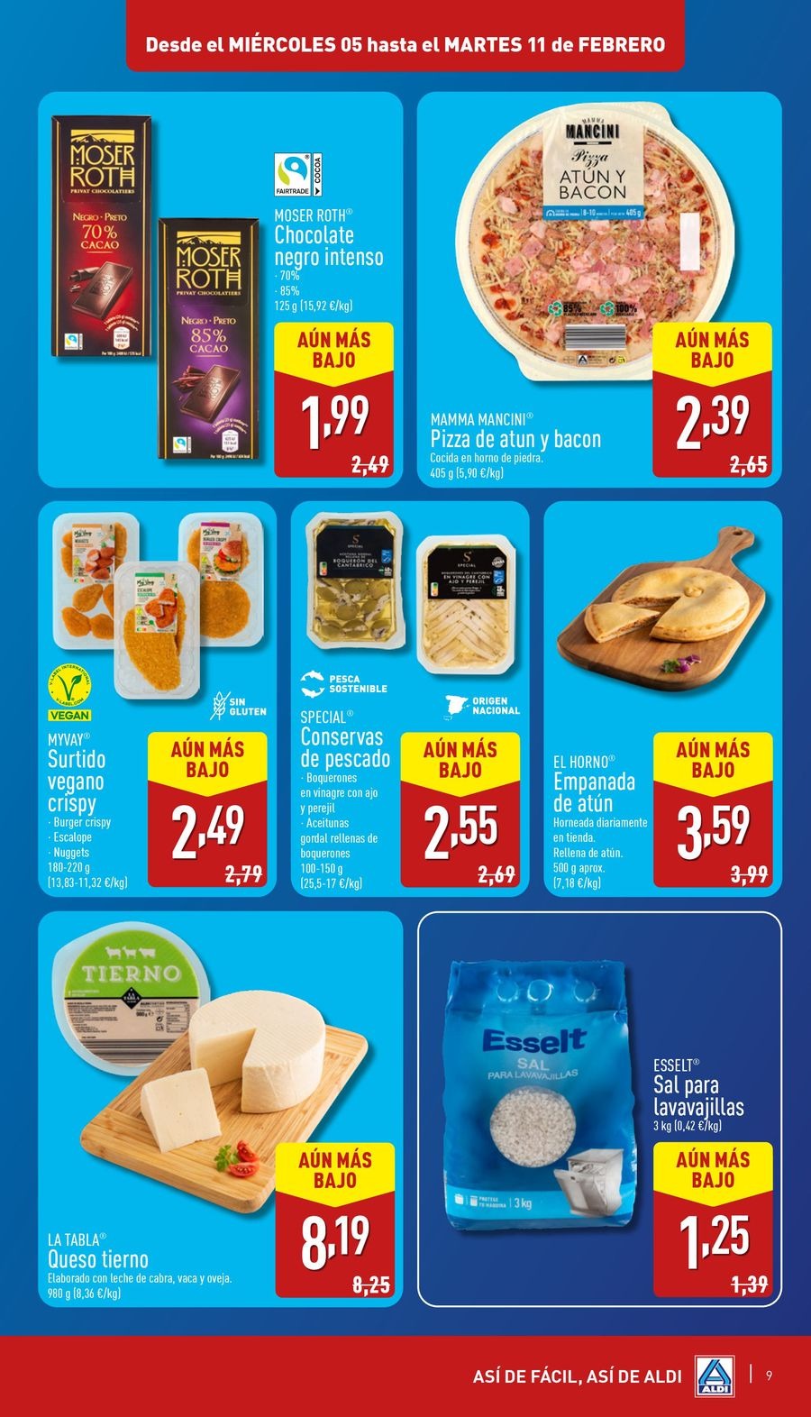Ofertas de ALDI España de 5 a 11 febrero 2025 ofertas semanales