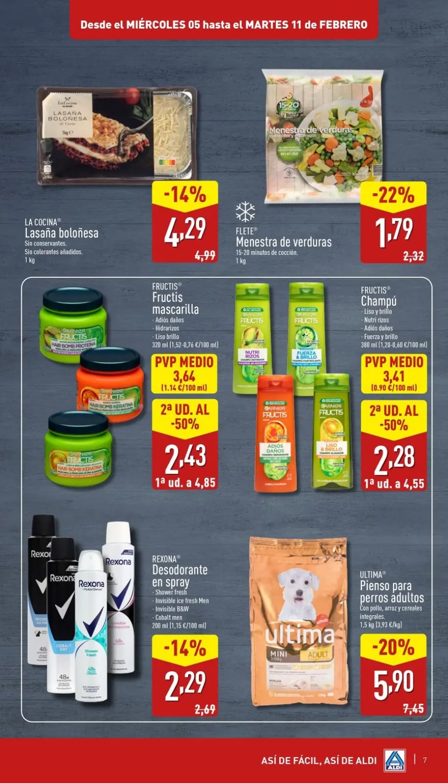 Página 7 en ofertas semanales en ALDI España