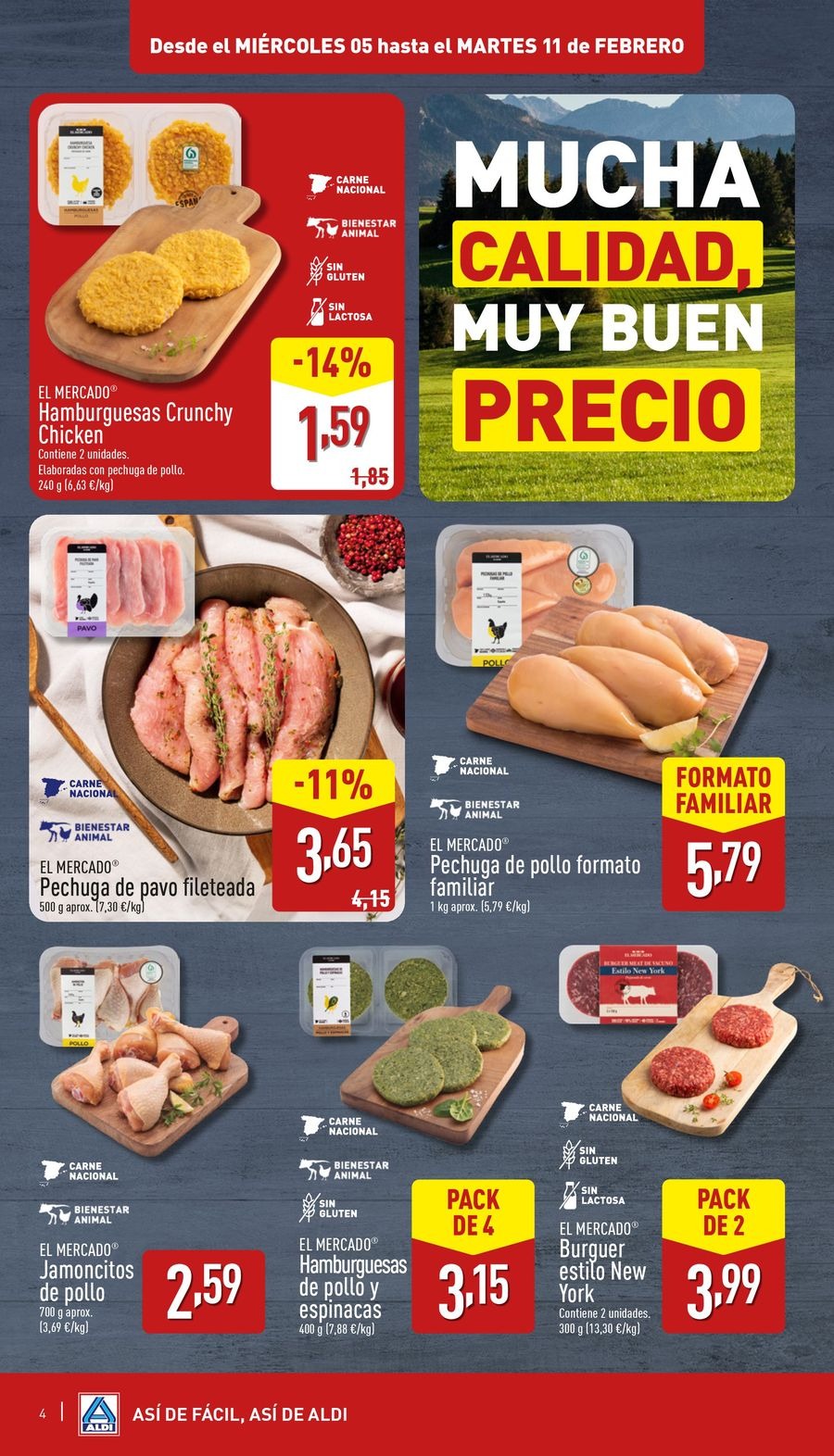 Ofertas de ALDI España de 5 a 11 febrero 2025 ofertas semanales