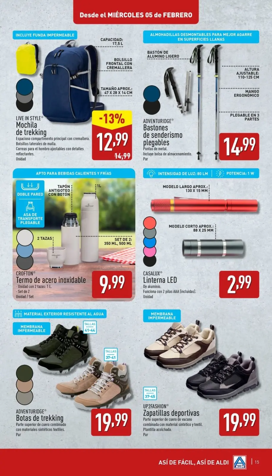 Página 15 en ofertas semanales en ALDI España
