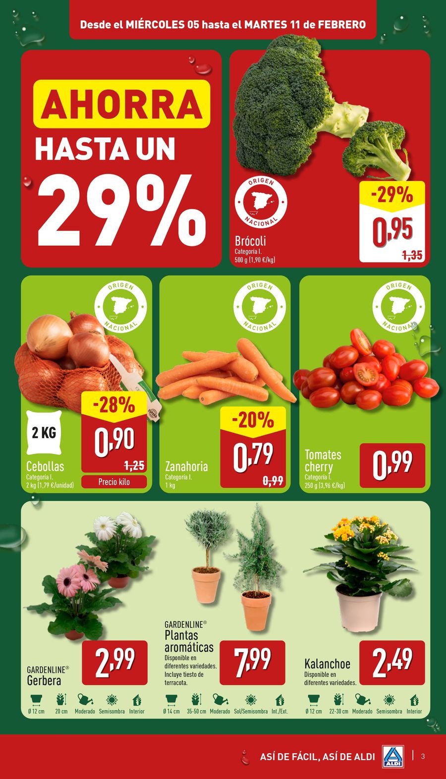 Ofertas de ALDI España de 5 a 11 febrero 2025 ofertas semanales