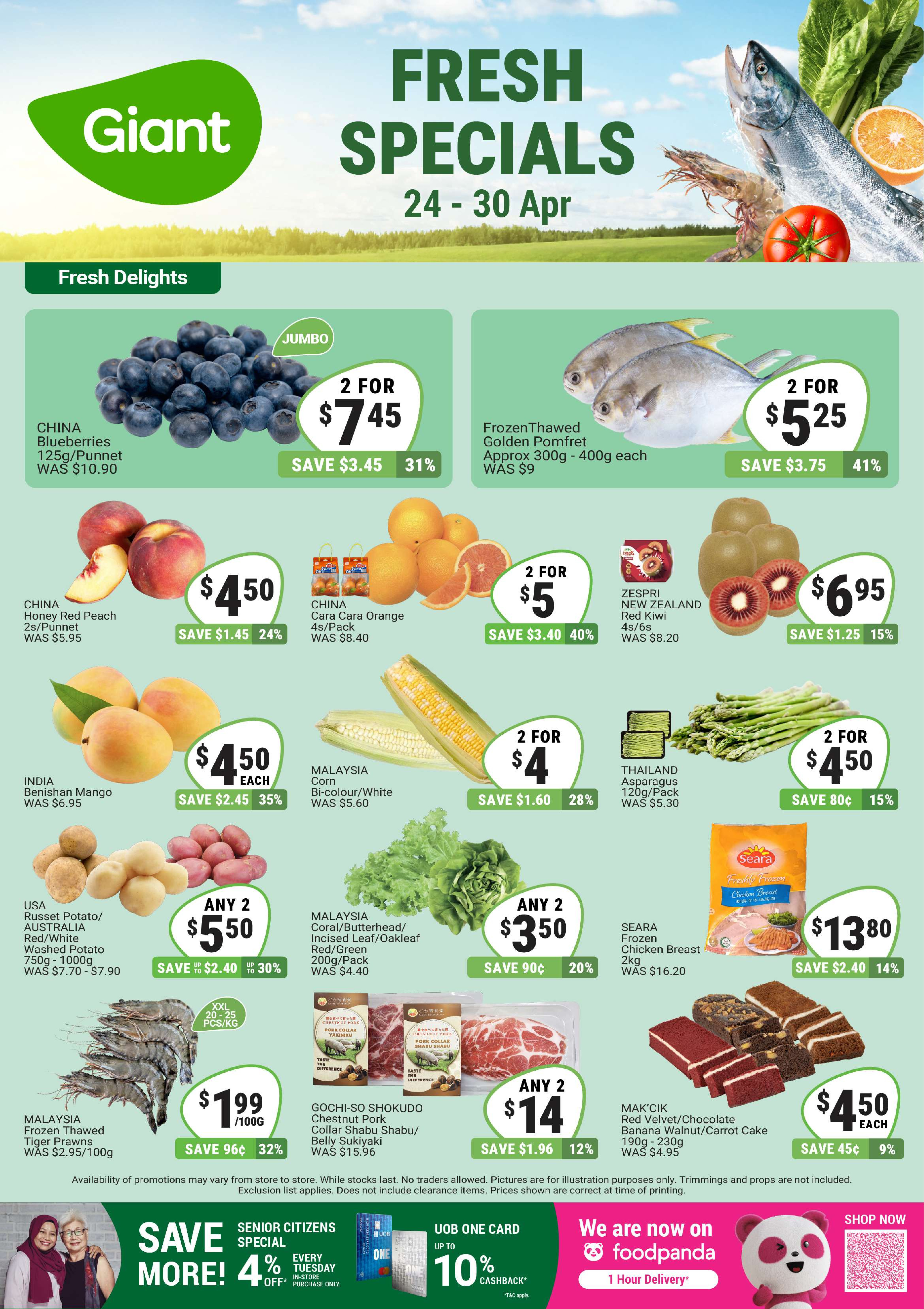 Giant Singapore Offers from 24 to 30 April 2025 Fresh Specials Deals