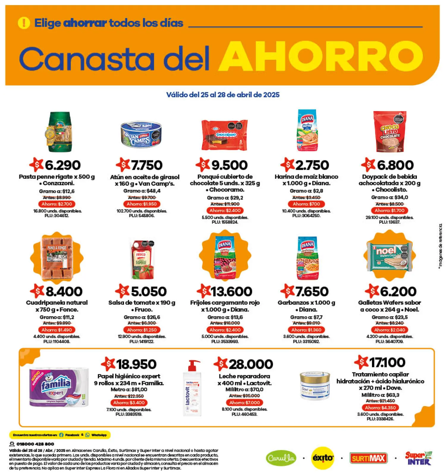 Page 4 dans Meilleurs produits chez Super Inter Colombie