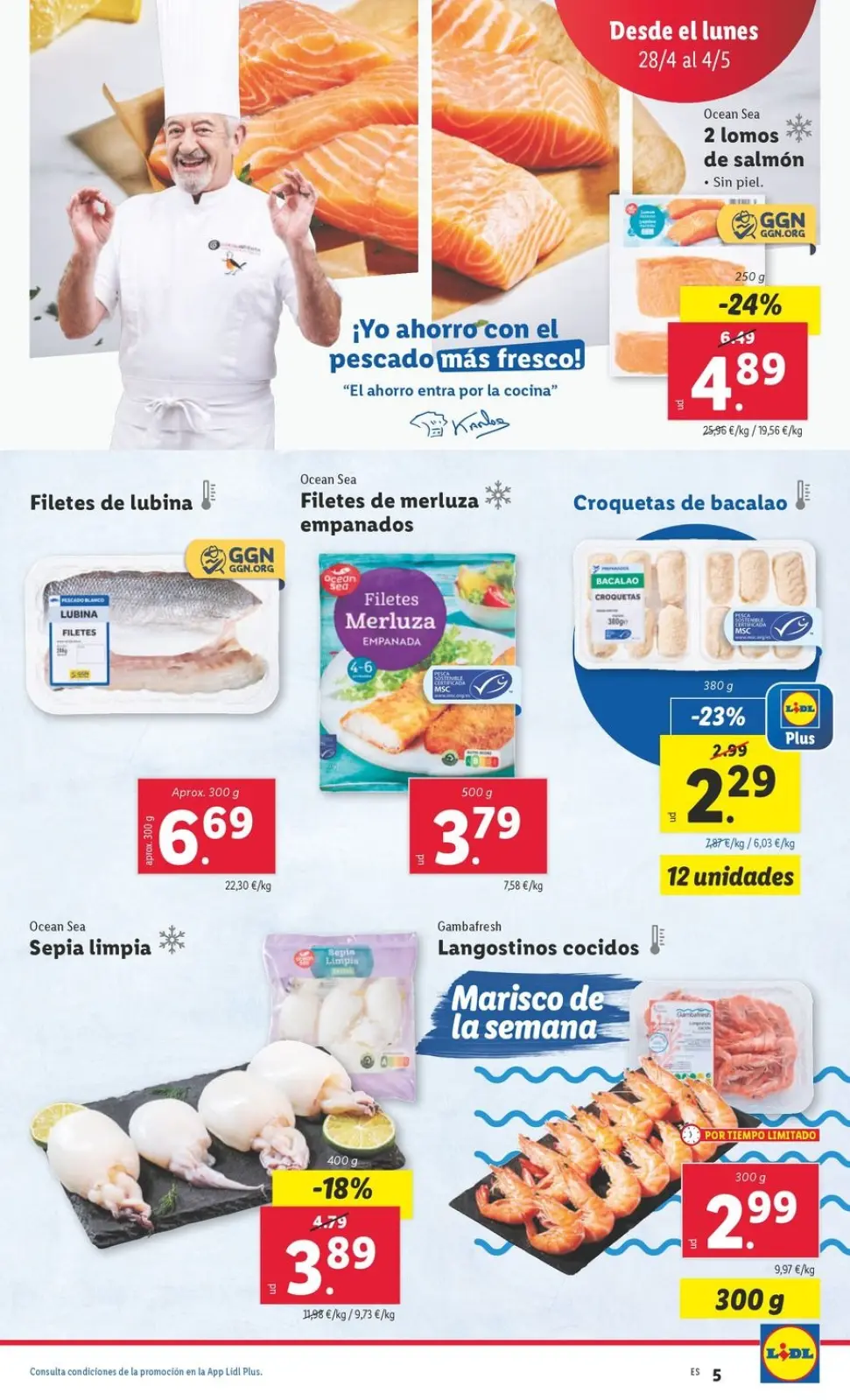 Page 5 dans Offres hebdomadaires chez Lidl Espagne