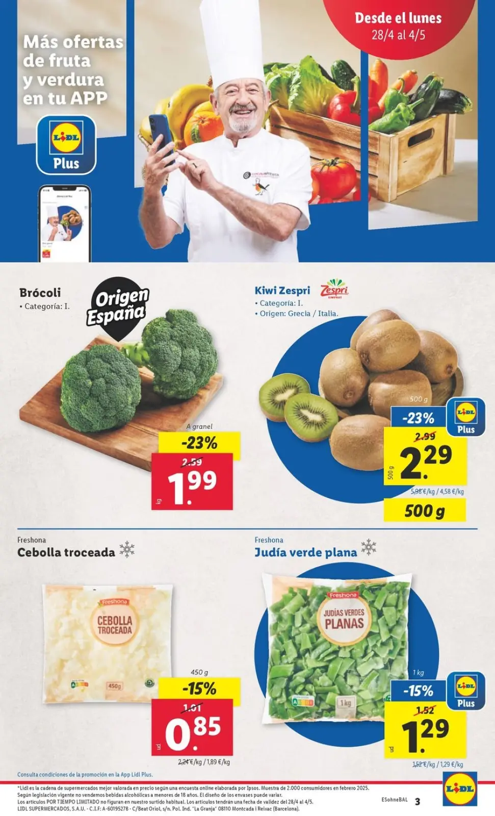 Page 3 dans Offres hebdomadaires chez Lidl Espagne