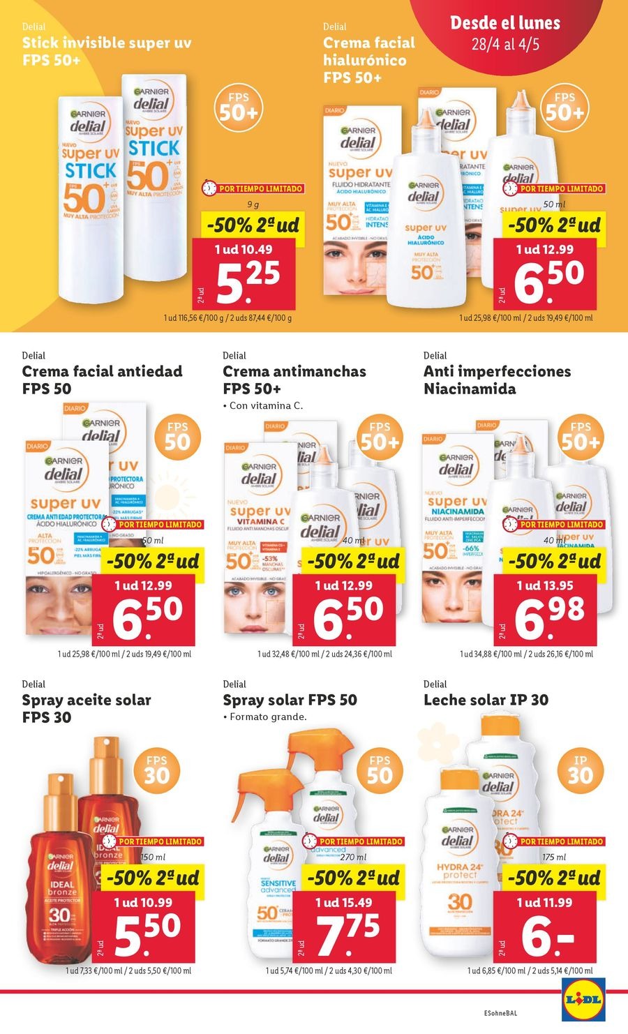 Lidl Spain Offers from 28 April to 4 May 2025 Weekly offers