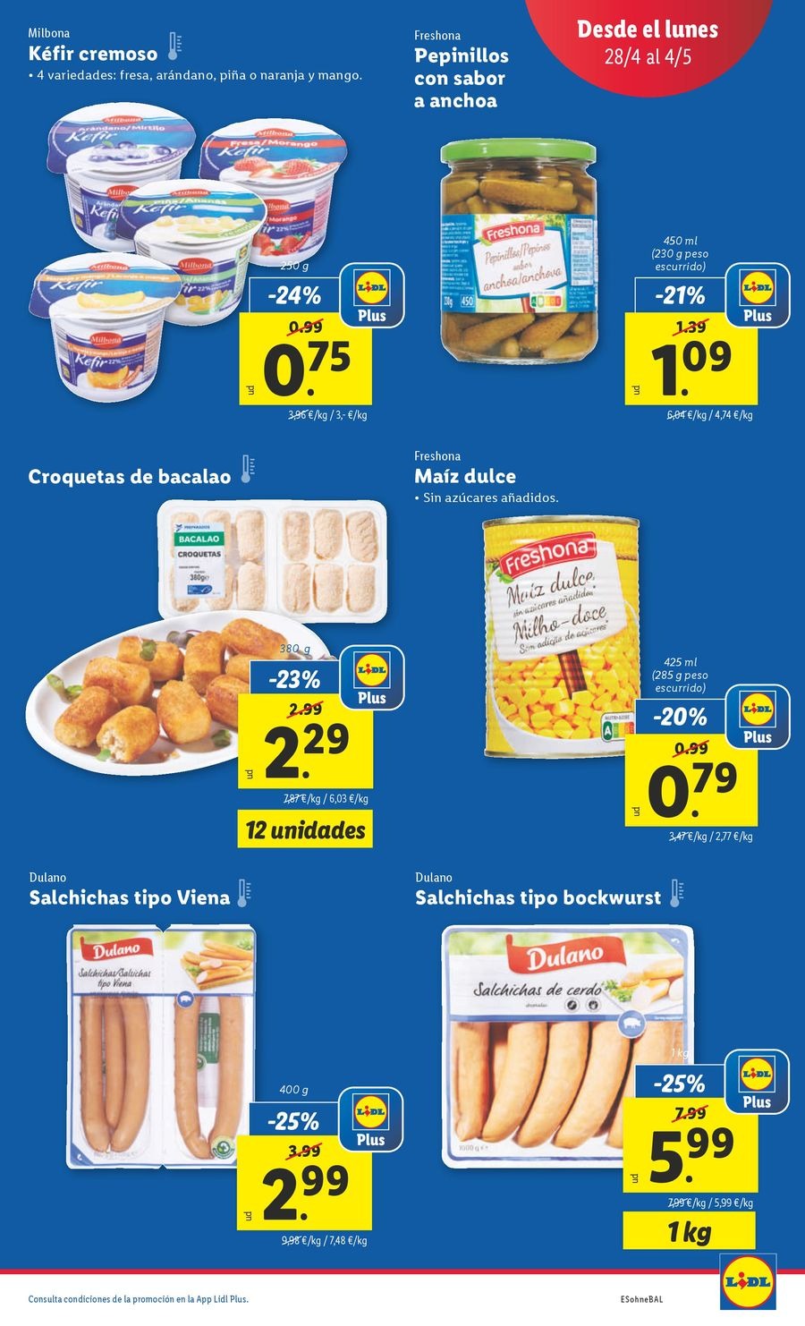 Lidl Spain Offers from 28 April to 4 May 2025 Weekly offers