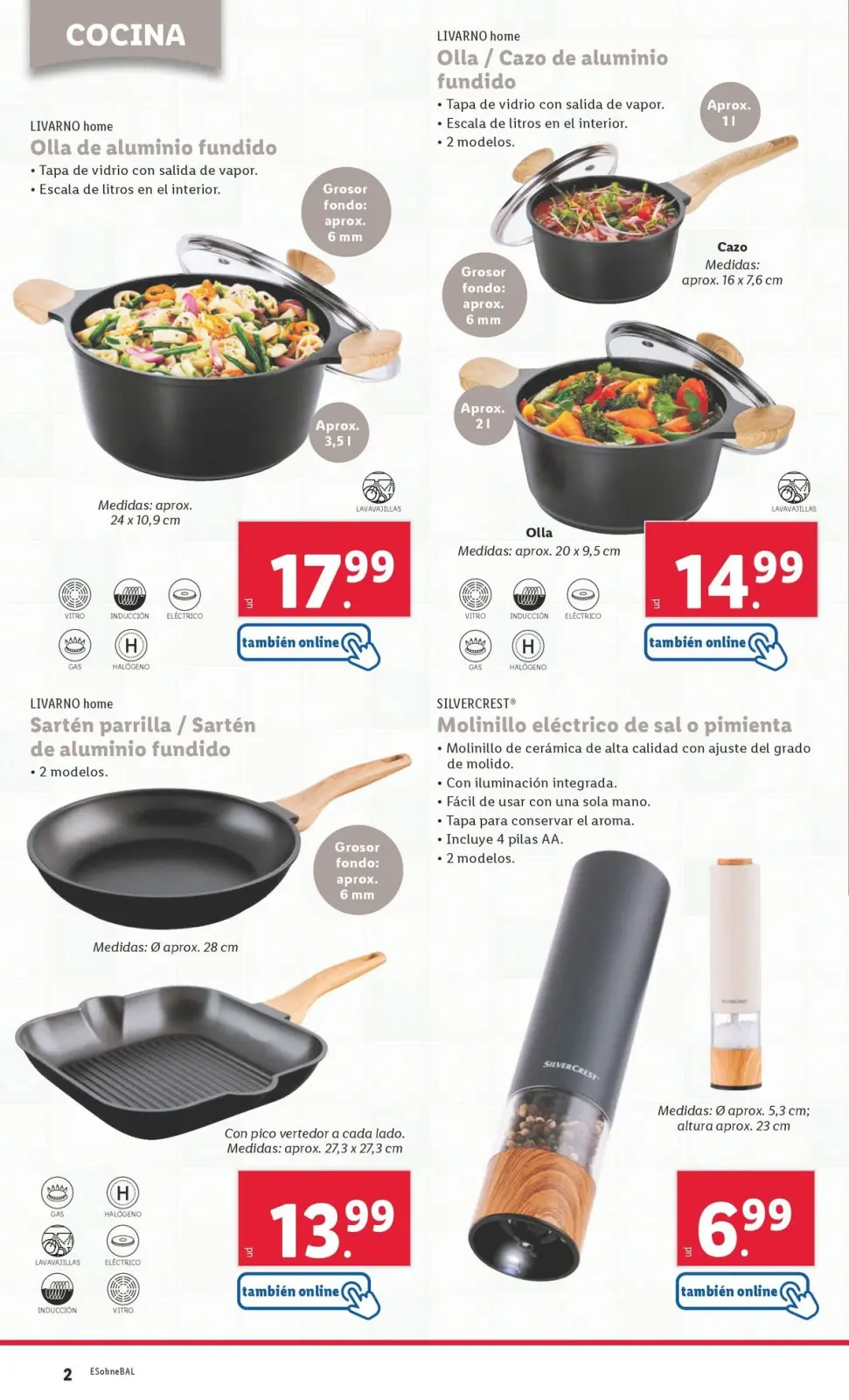 Page 2 dans Offres du bazar chez Lidl Espagne