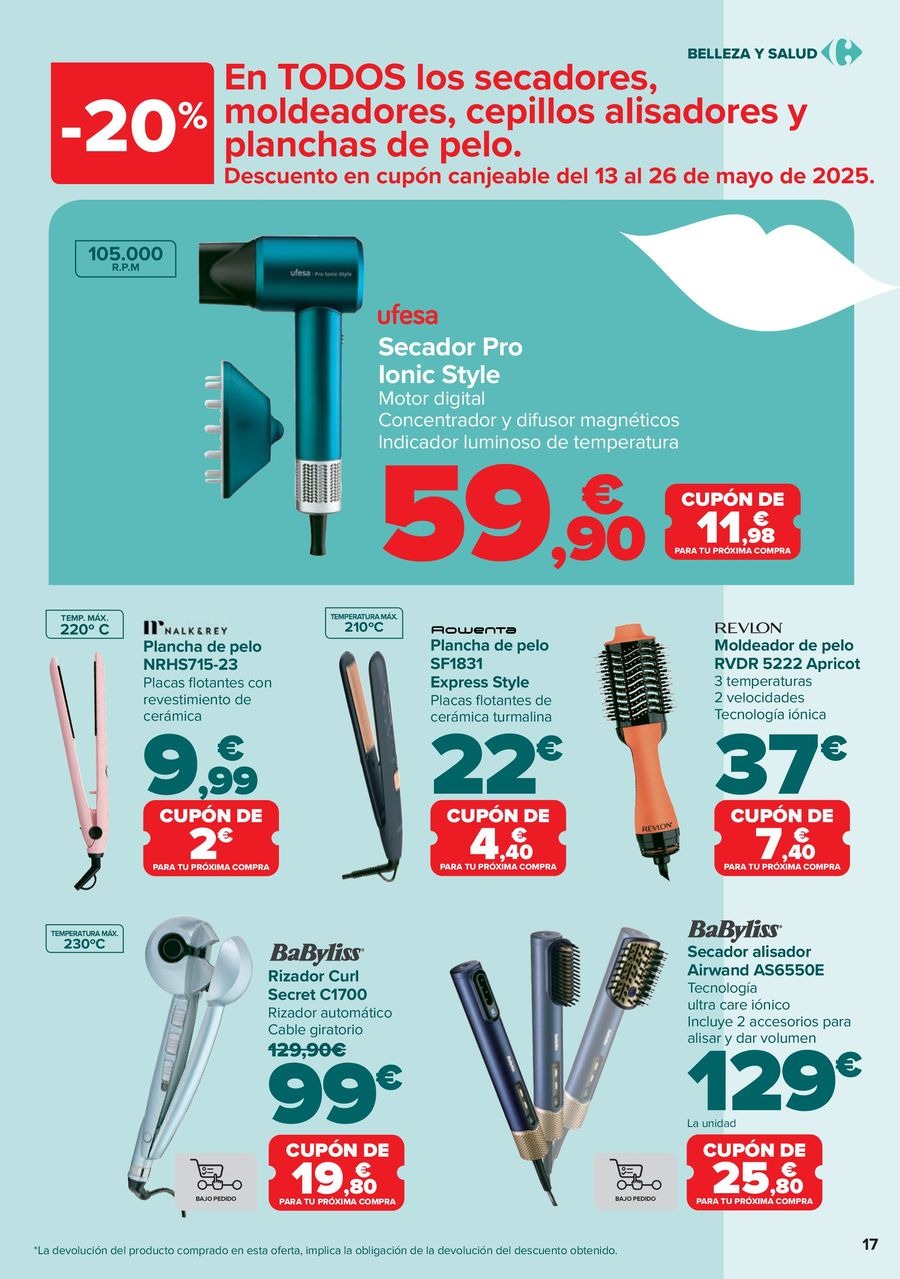 Carrefour Spain Offers from 25 April to 4 May 2025 Mother's Day offers