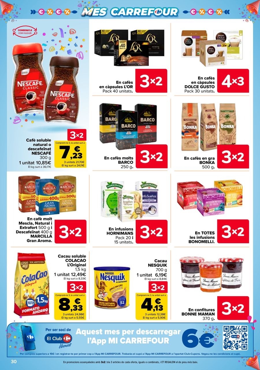 Carrefour Spain Offers from 22 April to 12 May 2025 3x2 + BARGAINS Offers