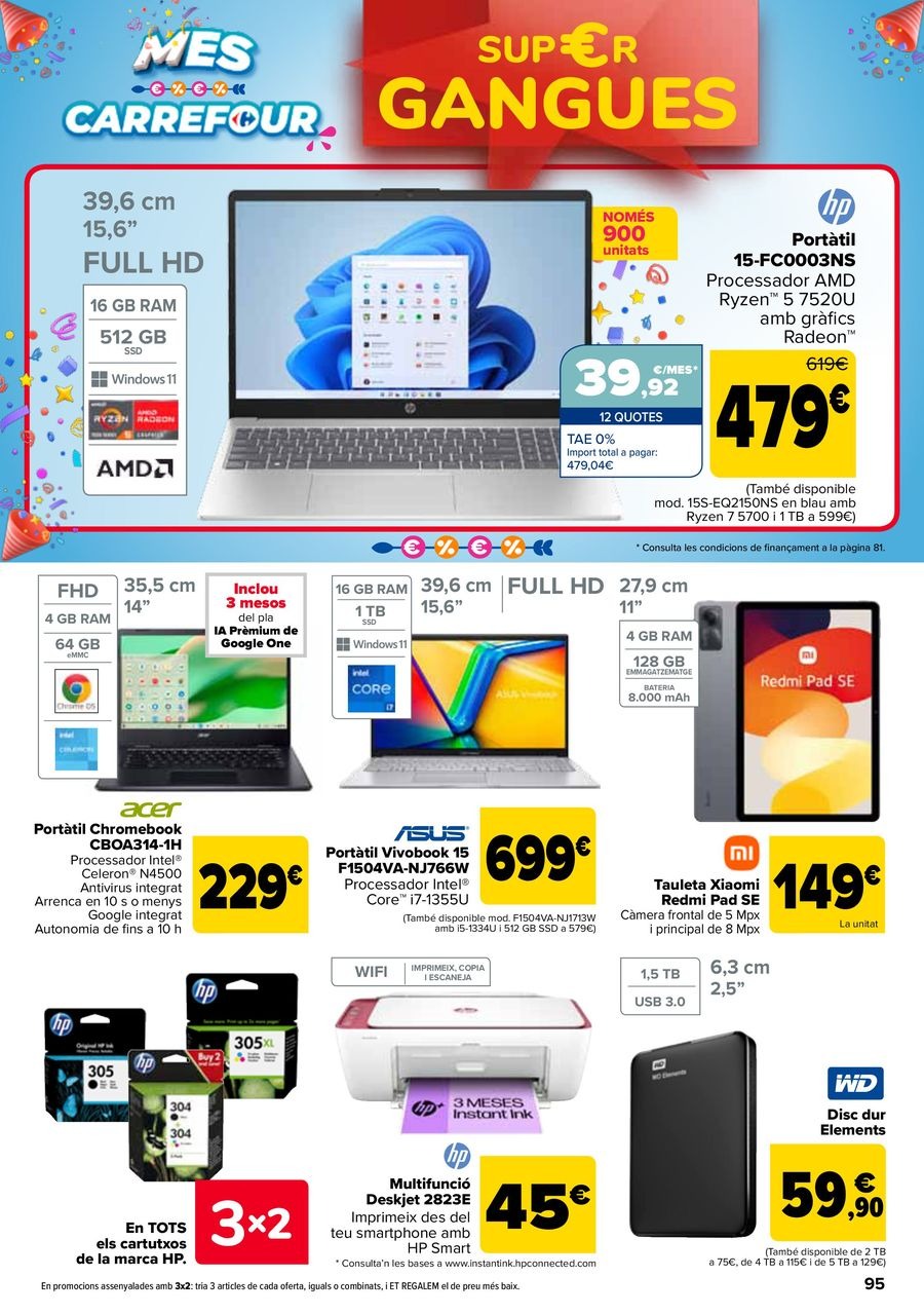 Carrefour Spain Offers from 22 April to 12 May 2025 3x2 + BARGAINS Offers