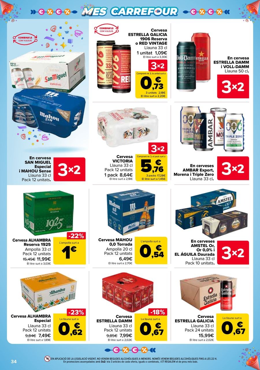 Carrefour Spain Offers from 22 April to 12 May 2025 3x2 + BARGAINS Offers