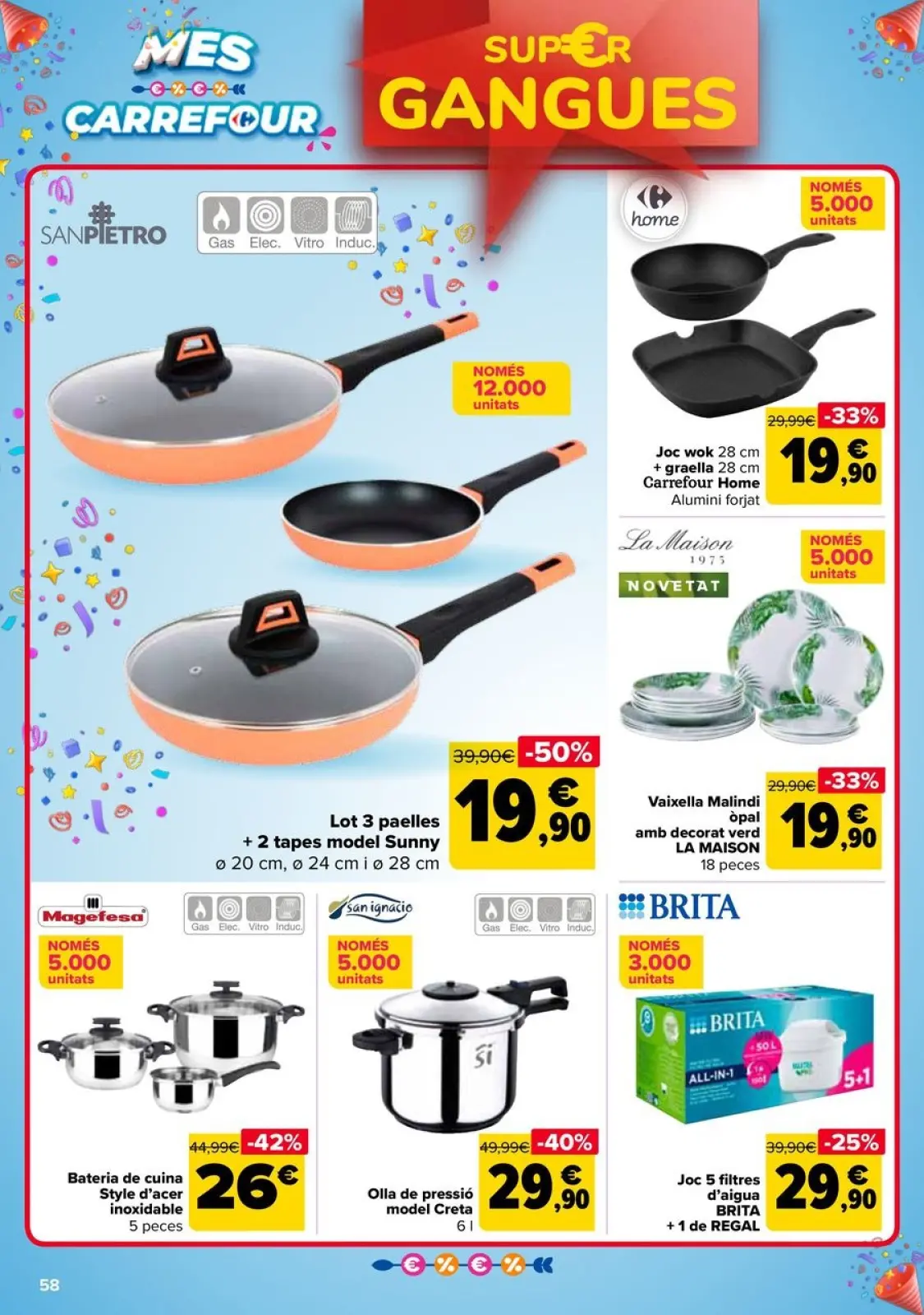 Página 58 en 3x2 + CHOLLOS Ofertas en Carrefour España