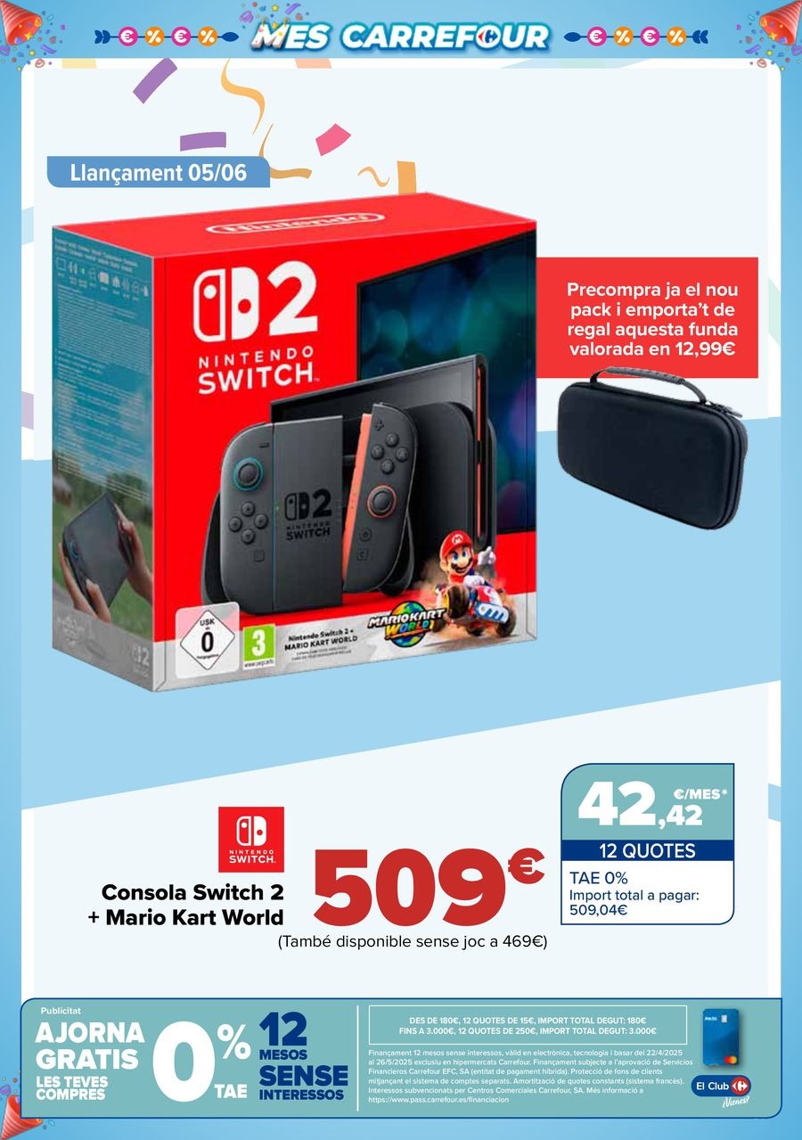 Carrefour Spain Offers from 22 April to 12 May 2025 3x2 + BARGAINS Offers