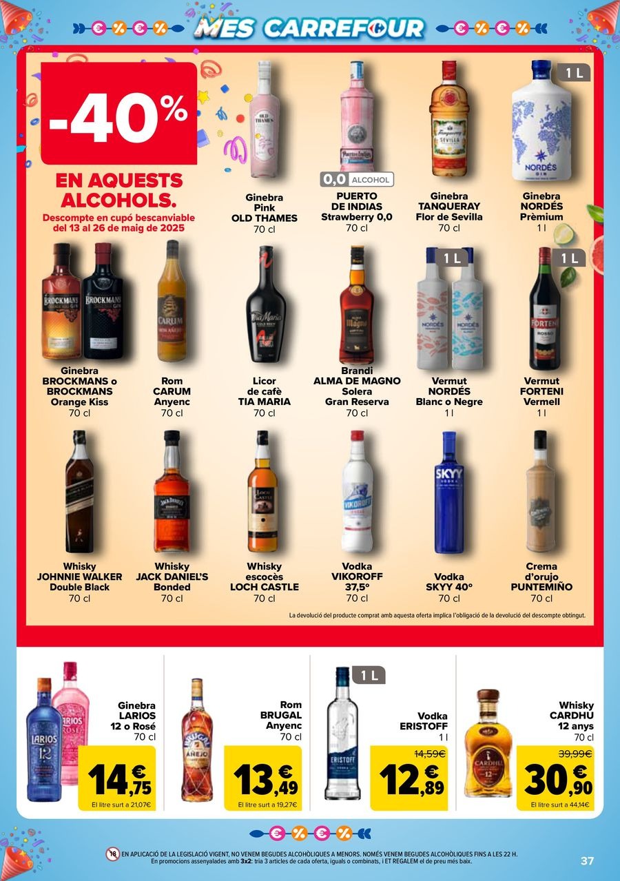 Carrefour Spain Offers from 22 April to 12 May 2025 3x2 + BARGAINS Offers