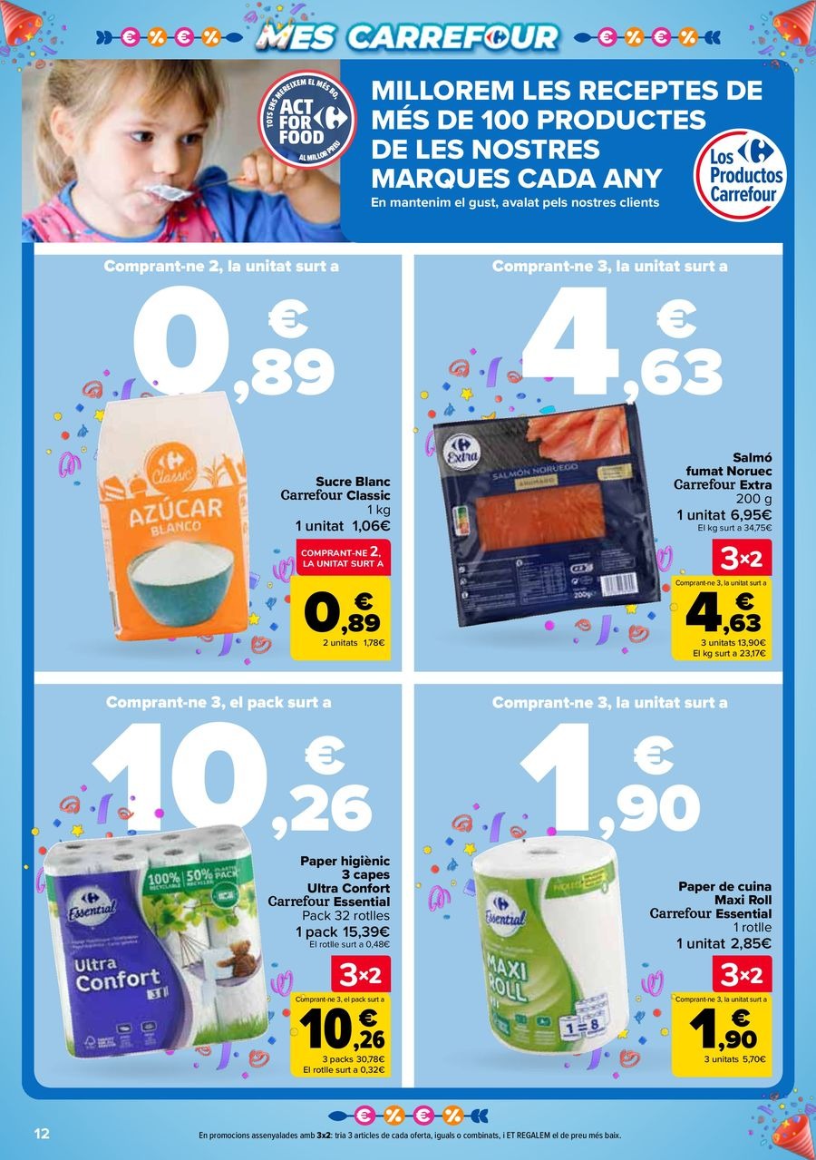 Carrefour Spain Offers from 22 April to 12 May 2025 3x2 + BARGAINS Offers