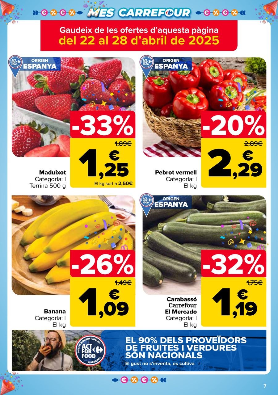 Carrefour Spain Offers from 22 April to 12 May 2025 3x2 + BARGAINS Offers