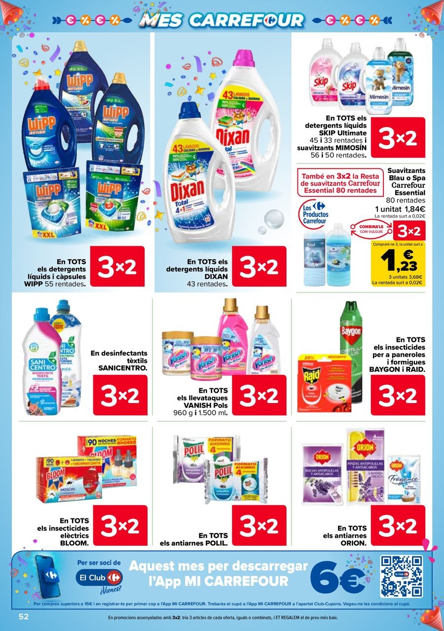 Carrefour Spain Offers from 22 April to 12 May 2025 3x2 + BARGAINS Offers